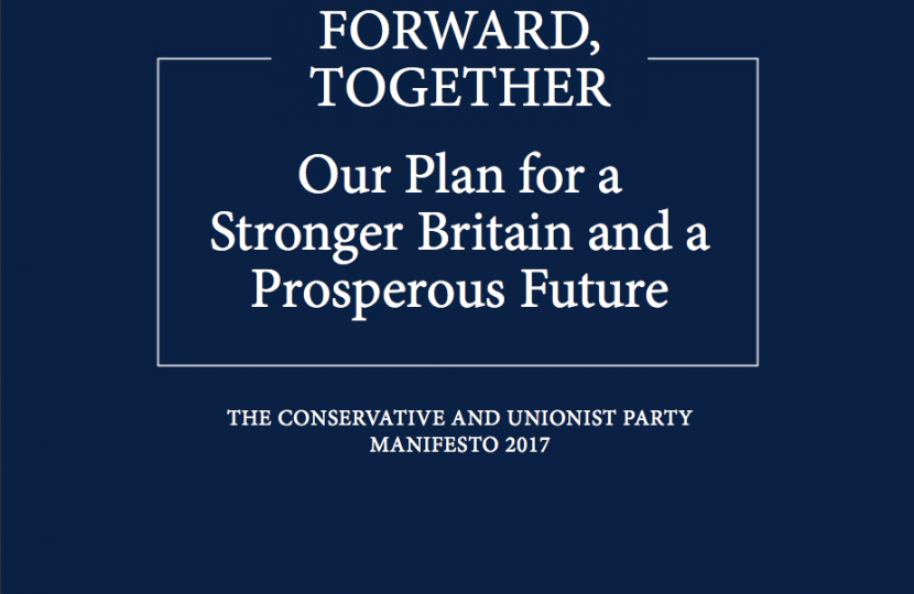 Conservative Manifesto Cover