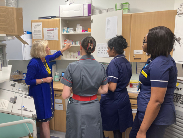 Talking with Nurses at Broomfield Hospital